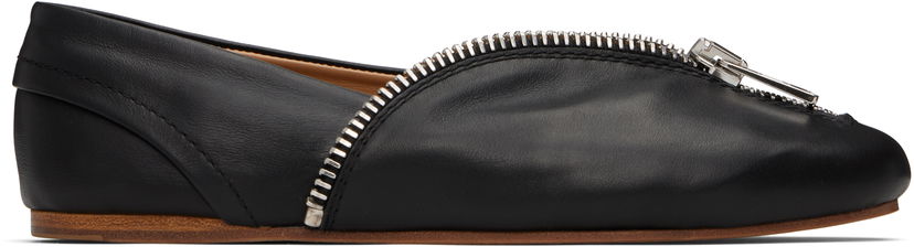 Oblečenie JW Anderson JW Anderson Biker Zip Ballerina Flats Čierna | BL0032-LA0268