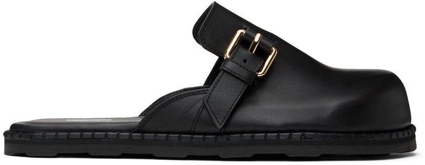 Oblečenie Moschino Moschino Leather Mule Loafers Čierna | 251 MB10152G0M GA0 000