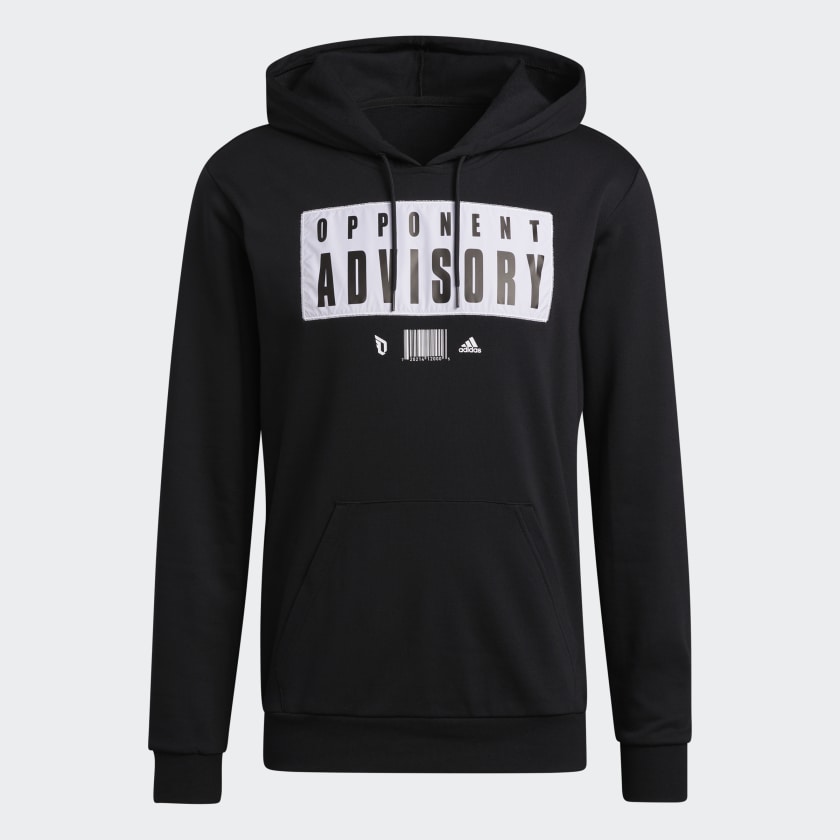 Mikina adidas Originals Dame Extply Opponent Advisory Hoodie Čierna | GR9925, 1