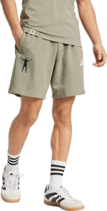 Šortky adidas Performance Jude Bellingham Culturewear Shorts Béžová | JX1947, 4