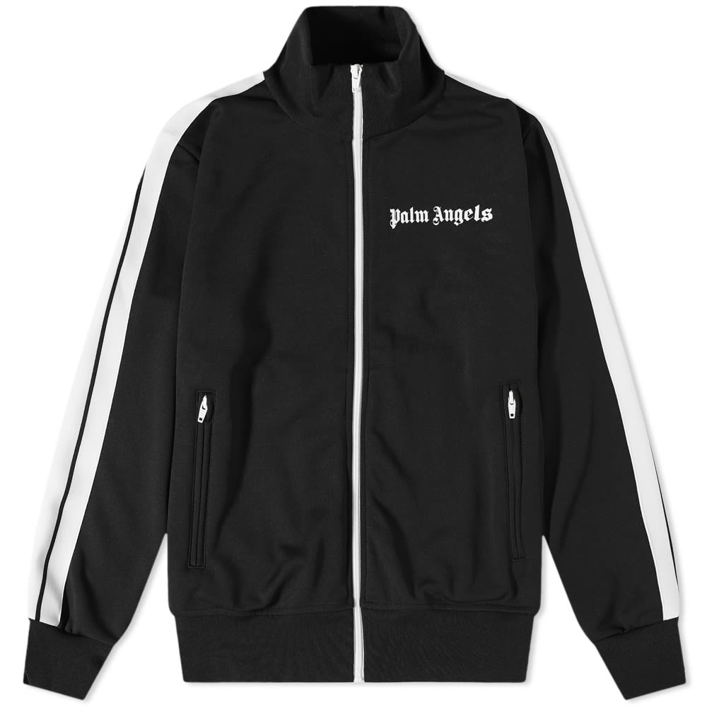 Bomber bunda Palm Angels Taped Track Jacket Čierna | PMBD001C99FAB0011001, 0