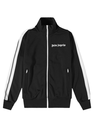 Bomber bunda Palm Angels Taped Track Jacket Čierna | PMBD001C99FAB0011001