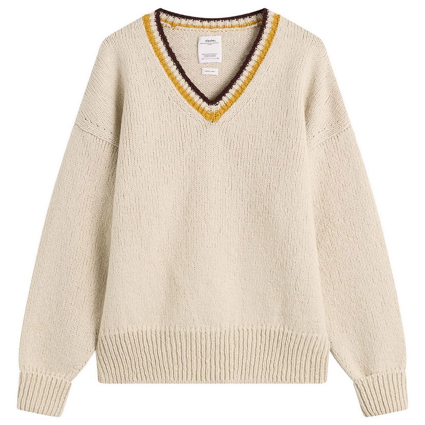 Sveter visvim College V-Neck Knit Rôznofarebný | 0125205012006