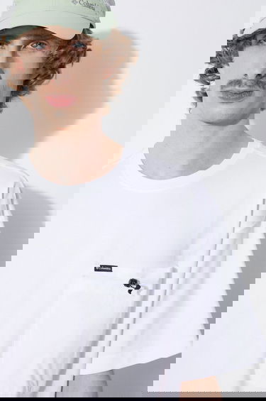 Tričko Columbia Landroamer Cotton T-Shirt with Chest Pocket Biela | 2076021, 0