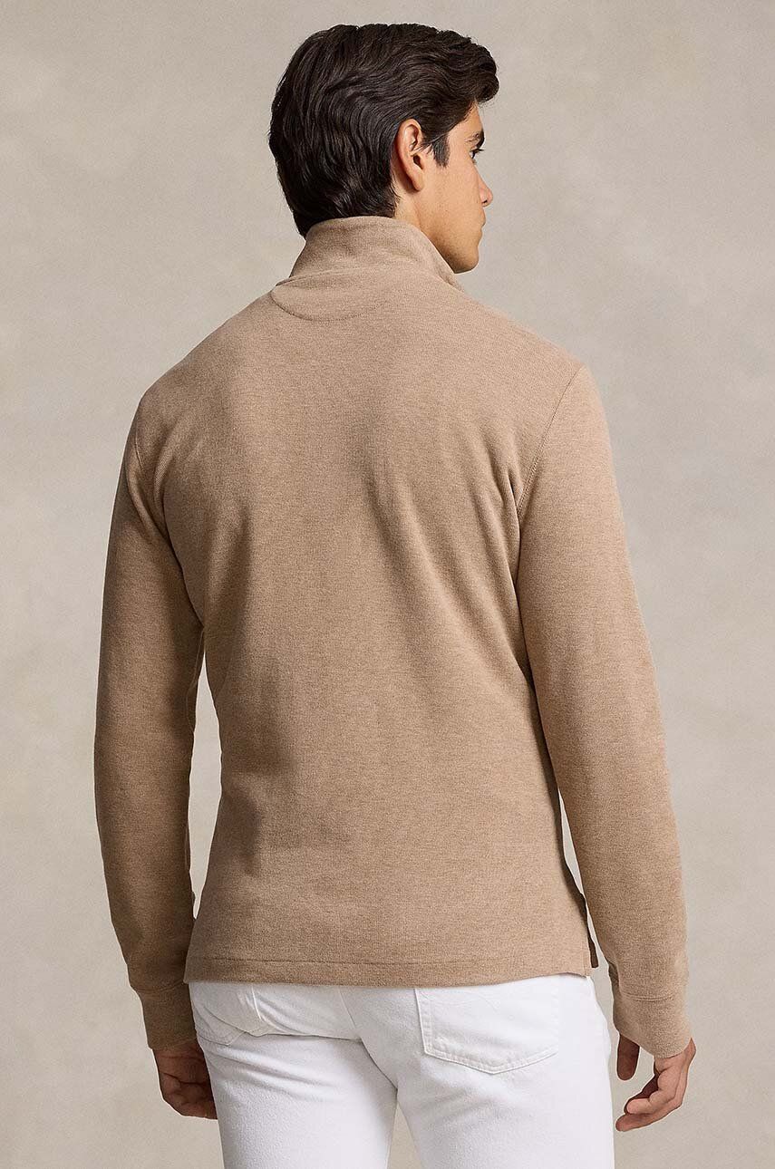 Mikina Polo by Ralph Lauren Lightweight Cotton Quarter-Zip Sweater Béžová | 710877001, 1