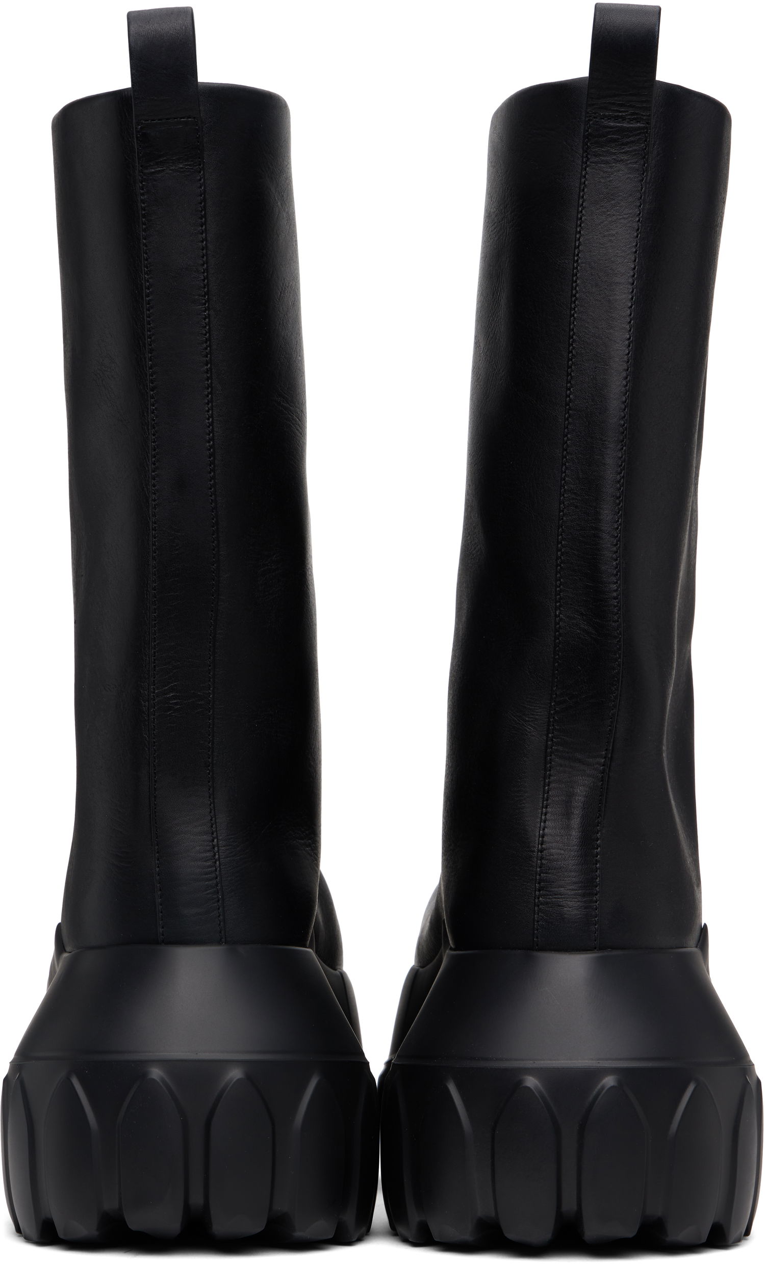 Tenisky a topánky Rick Owens Rick Owens Hollywood Flared Mega Tractor Boots Čierna | RR01E5864 LCH, 1