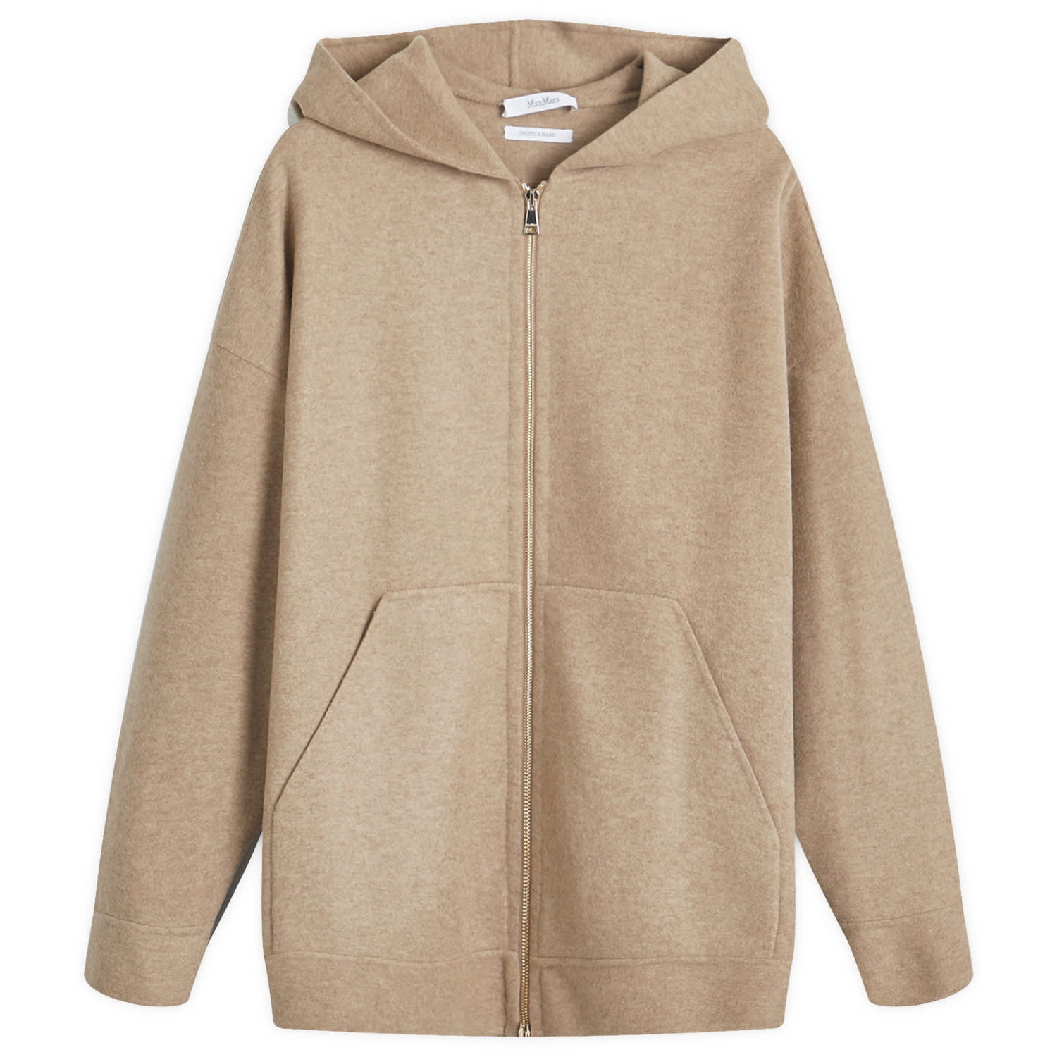 Mikina Max Mara Knit Hoodie Béžová | 2421926012600-002, 1