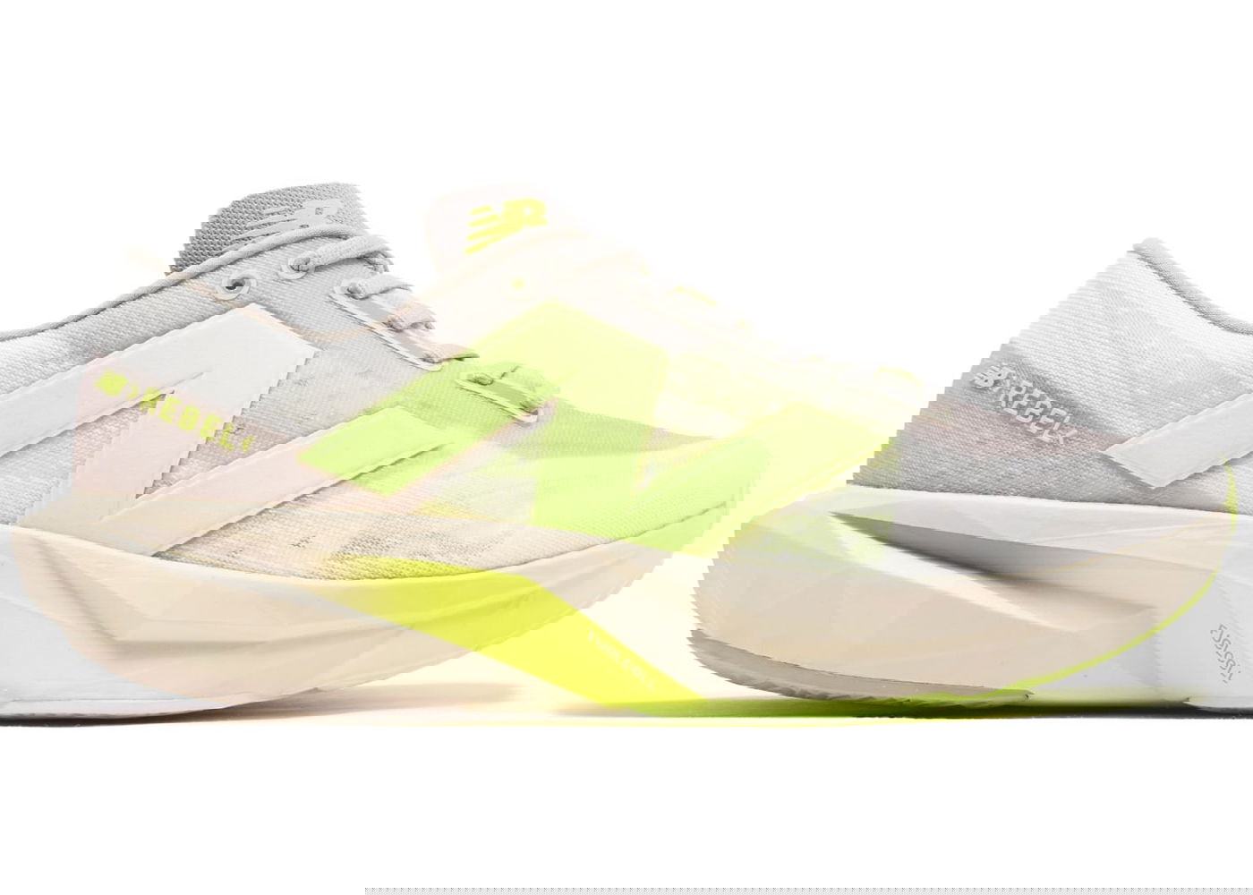 Tenisky a topánky New Balance FuelCell Rebel v4 Moonrock Bleached Lime Glo Biela | MFCXLUM, 0
