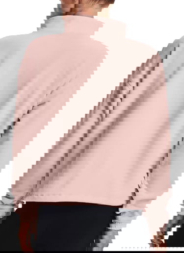 Mikina Under Armour UA Rush Fleece Quarter-Zip Pullover with Kangaroo Pocket Ružová | 1365776-685, 1