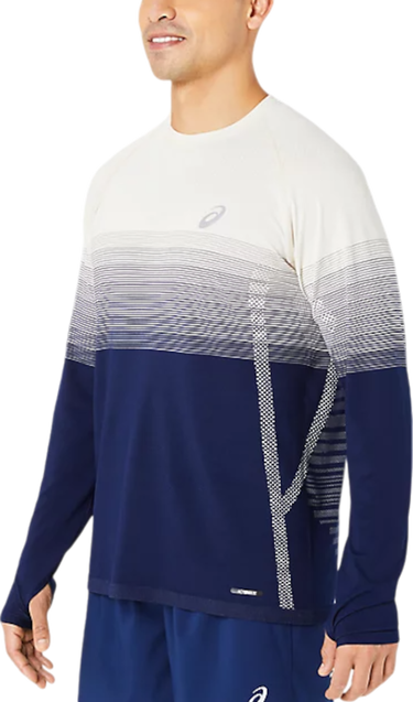 Tričko Asics Long Sleeve Running Shirt Modrá | 2011c394-200, 2