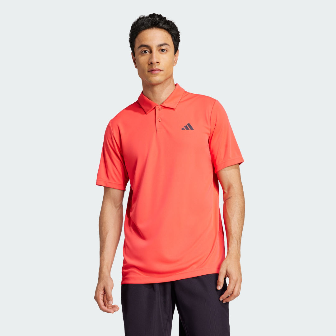 Polo tričko adidas Performance Tennis Polo Shirt Červená | JP2328, 0