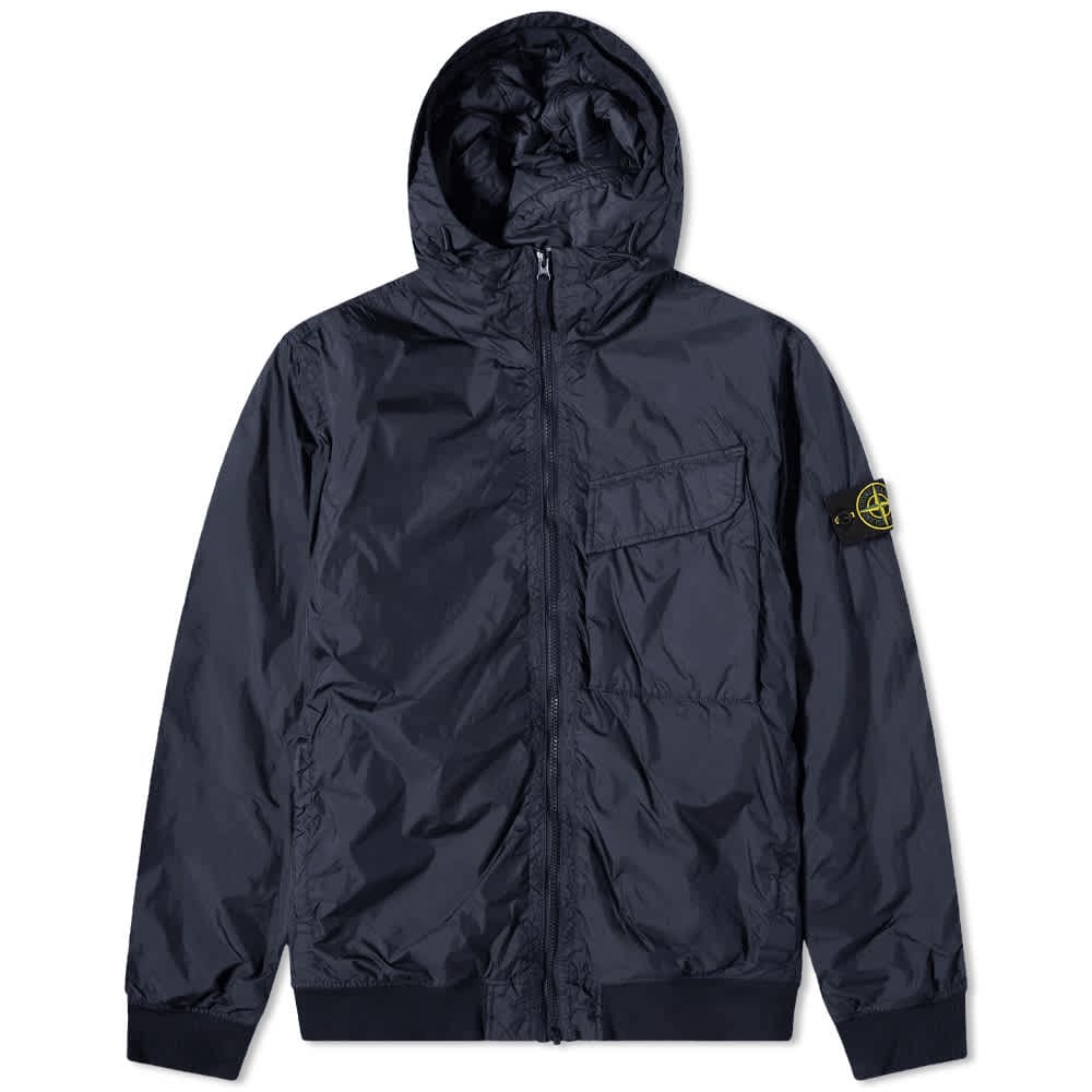 Bunda Stone Island Pocket Detail Crinkle Reps Jacket Čierna | 771540723-V0020, 0