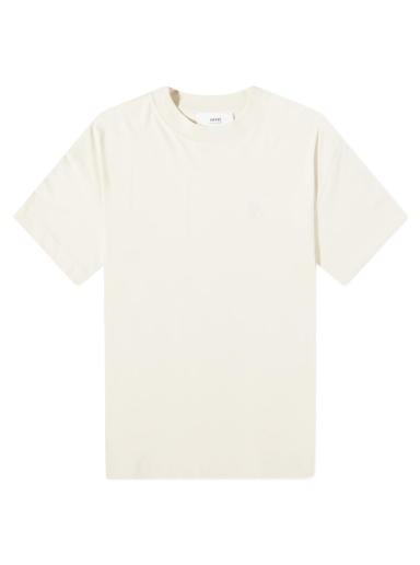 Tričko AMI Tonal Heart Tee Biela | UTS012-726-150