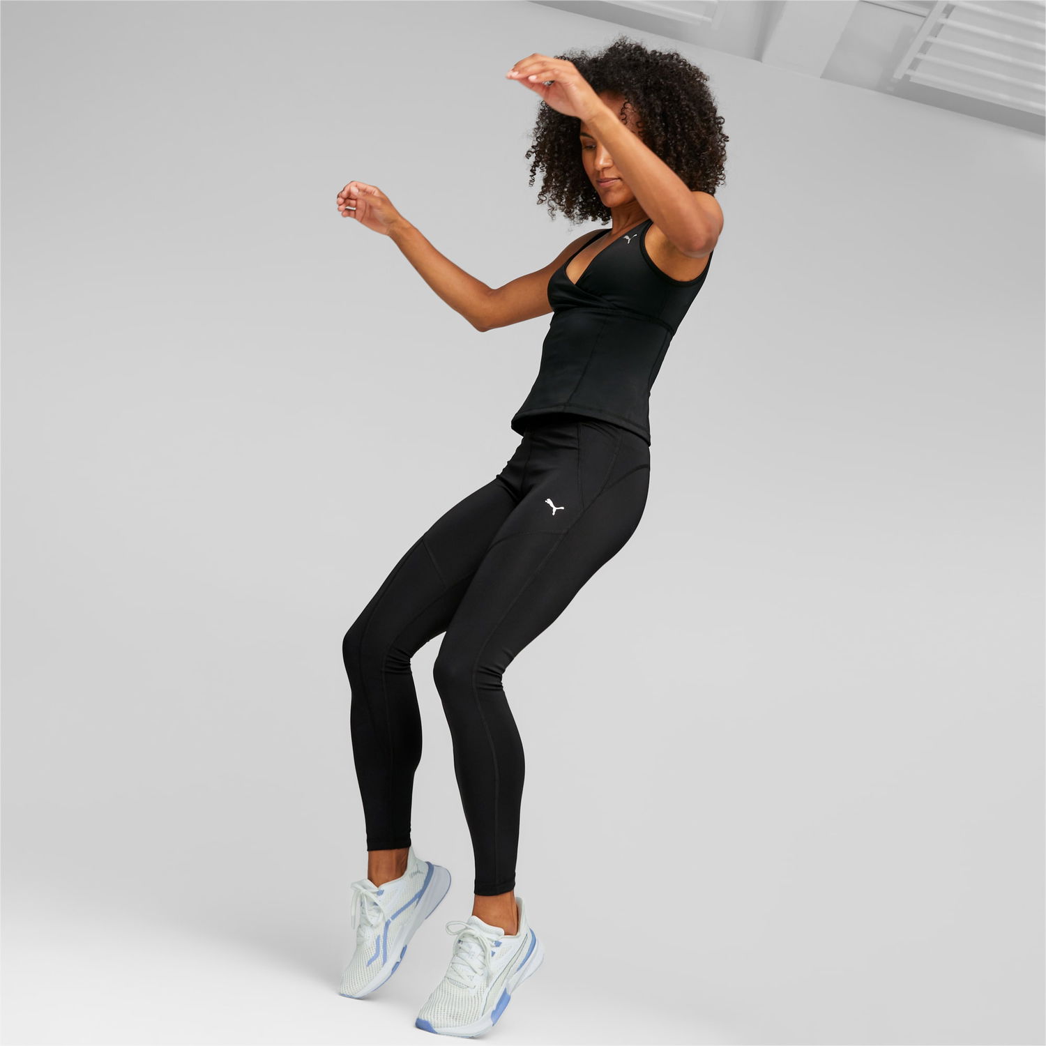 Legíny Puma x PAMELA REIF Ruching Contour Training Leggings Čierna | 523067_01, 0