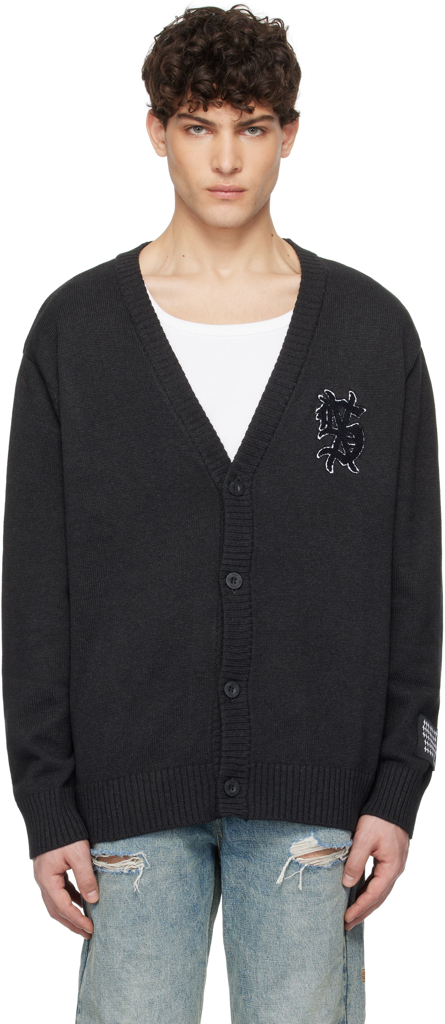 Sveter Ksubi Dug Out Cardigan Čierna | MPS25KW004, 0