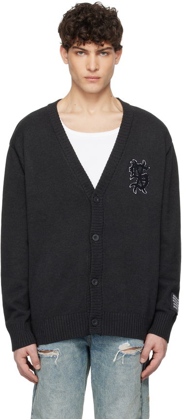 Sveter Ksubi Dug Out Cardigan Čierna | MPS25KW004, 0