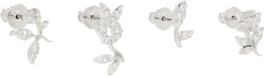 Náušnice SHUSHU/TONG SHUSHU/TONG YVMIN Edition Floral Gemstone Earring Set Metalická | 25632SLV00NN, 1