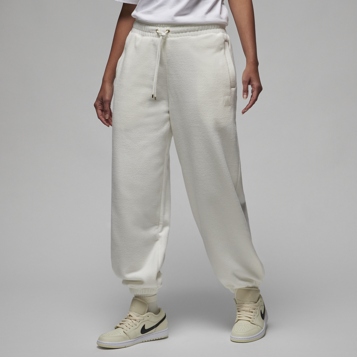 Tepláky Jordan Flight Fleece Winterized Trousers Biela | FD7234-133, 1