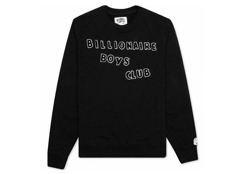 Mikina BILLIONAIRE BOYS CLUB Billionaire Boys Club Crew Sweater Čierna | 8018314BLK