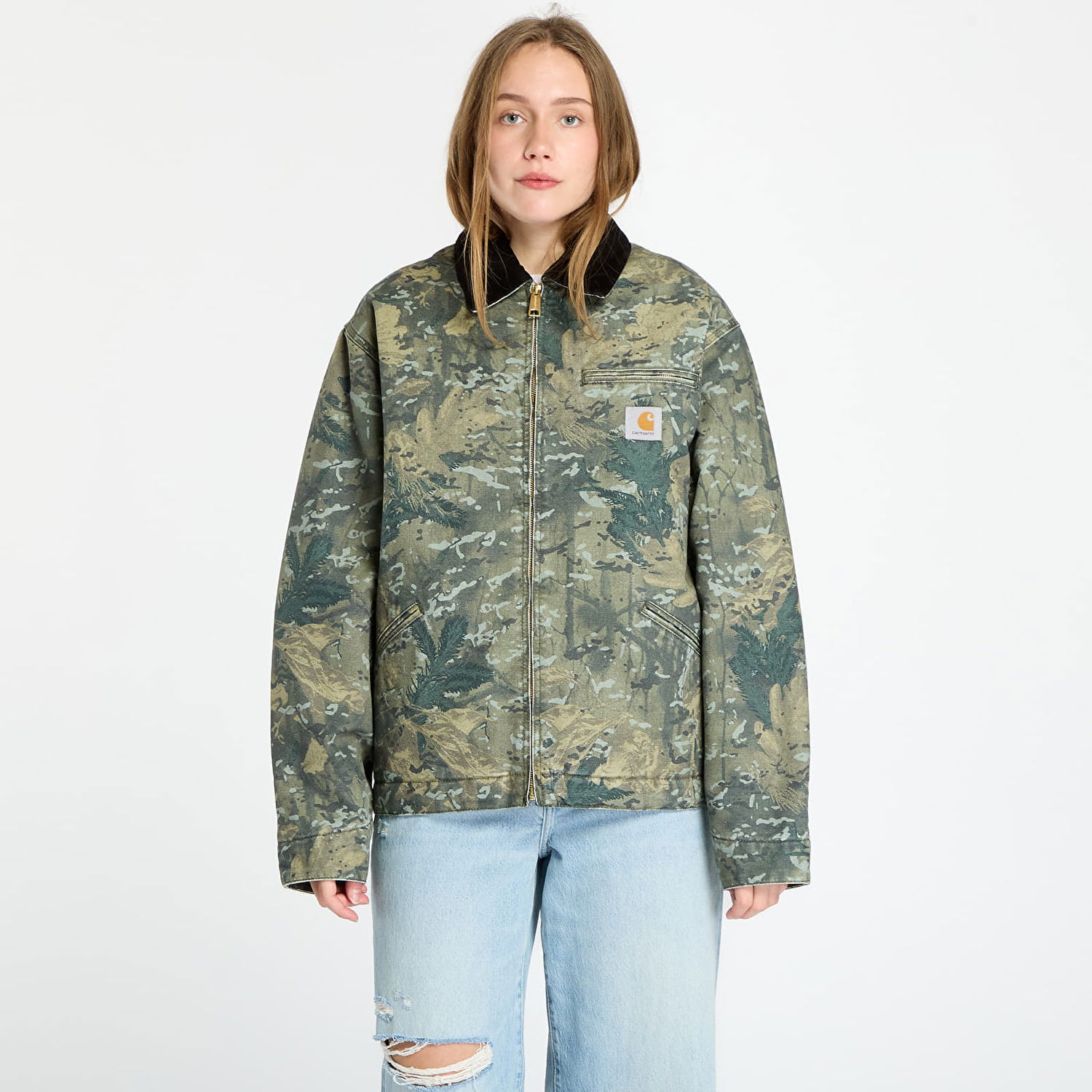 Bunda Carhartt WIP OG Detroit Jacket Camo Stone Washed Rôznofarebný | I035614.3BL06, 1