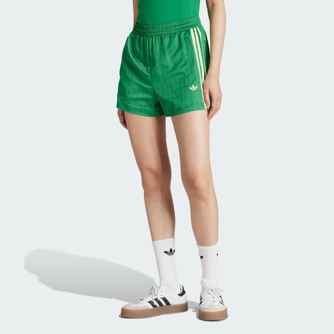 Šortky adidas Originals adidas Originals Pinstripe Satin Shorts Zelené | KD2284, 0