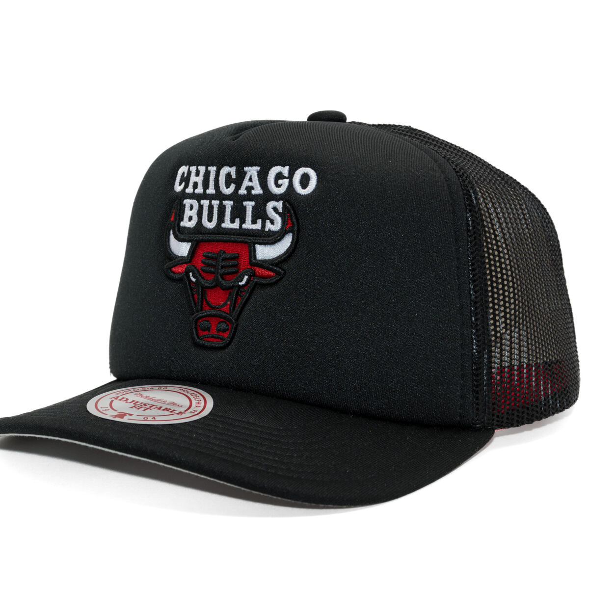 Šiltovka Mitchell & Ness Mitchell & Ness Chicago Bulls Hidden Trucker Snapback Čierna | HT11408-CBUBLCK, 0