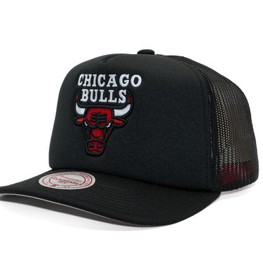 Šiltovka Mitchell & Ness Mitchell & Ness Chicago Bulls Hidden Trucker Snapback Čierna | HT11408-CBUBLCK, 0