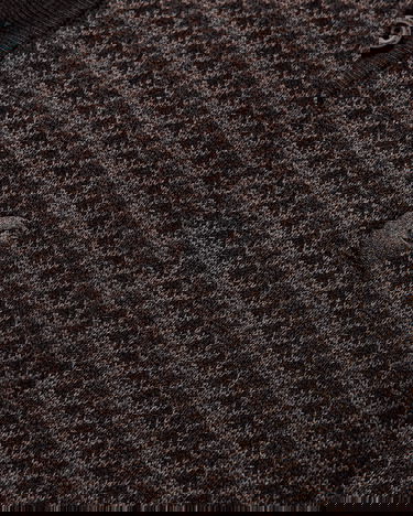 Polo tričko Carhartt WIP Lowis Longsleeve Polo Houndstooth Hnedá | I035395 35MXX, 3