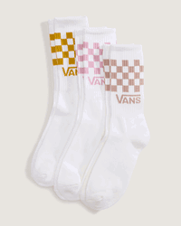 Vans Classic Check Crew Socks (3 Pairs)