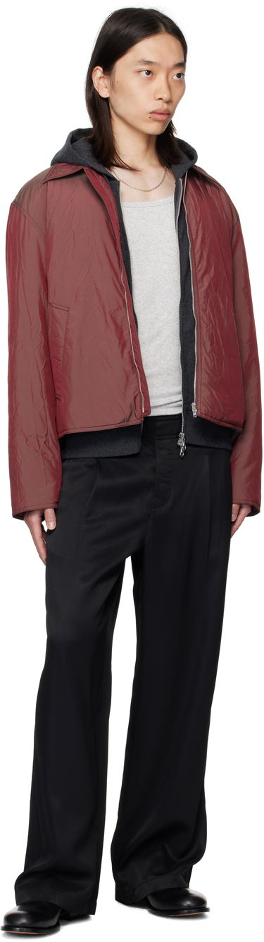 Bunda OUR LEGACY Our Legacy Slight Hooded Jacket Vínová | M4251SS, 3