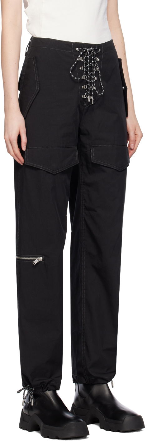 Cargo nohavice Dion Lee Lace-Up Hiking Trousers Čierna | C2178PS24, 1