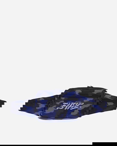 Ľadvinka BAPE Camo Waist Bag Modrá | 1F80182013 001, 0