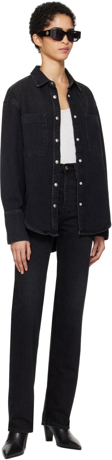 Košeľa Anine Bing Denim Shirt Čierna | A-07-10238-WBL1, 3