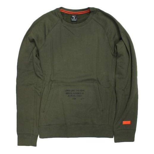 Sveter Nike LeBron Round Neck Sweatshirt Zelené | BV3633-325