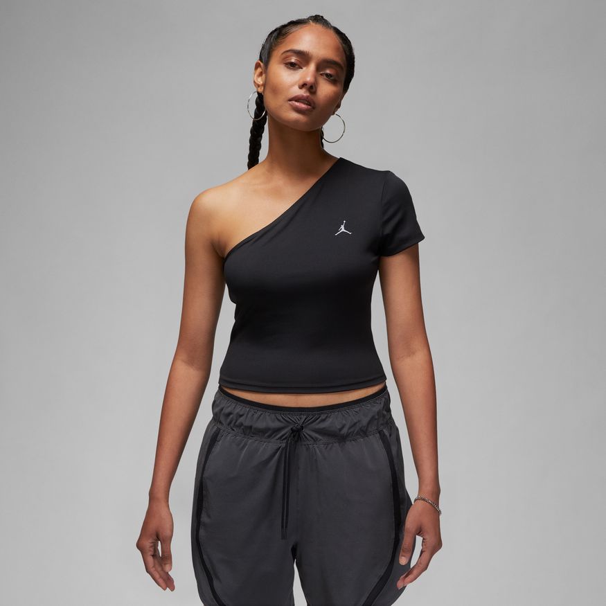 Tričko Jordan Dri-FIT Asymmetrical Top Čierna | DV1267-010, 0