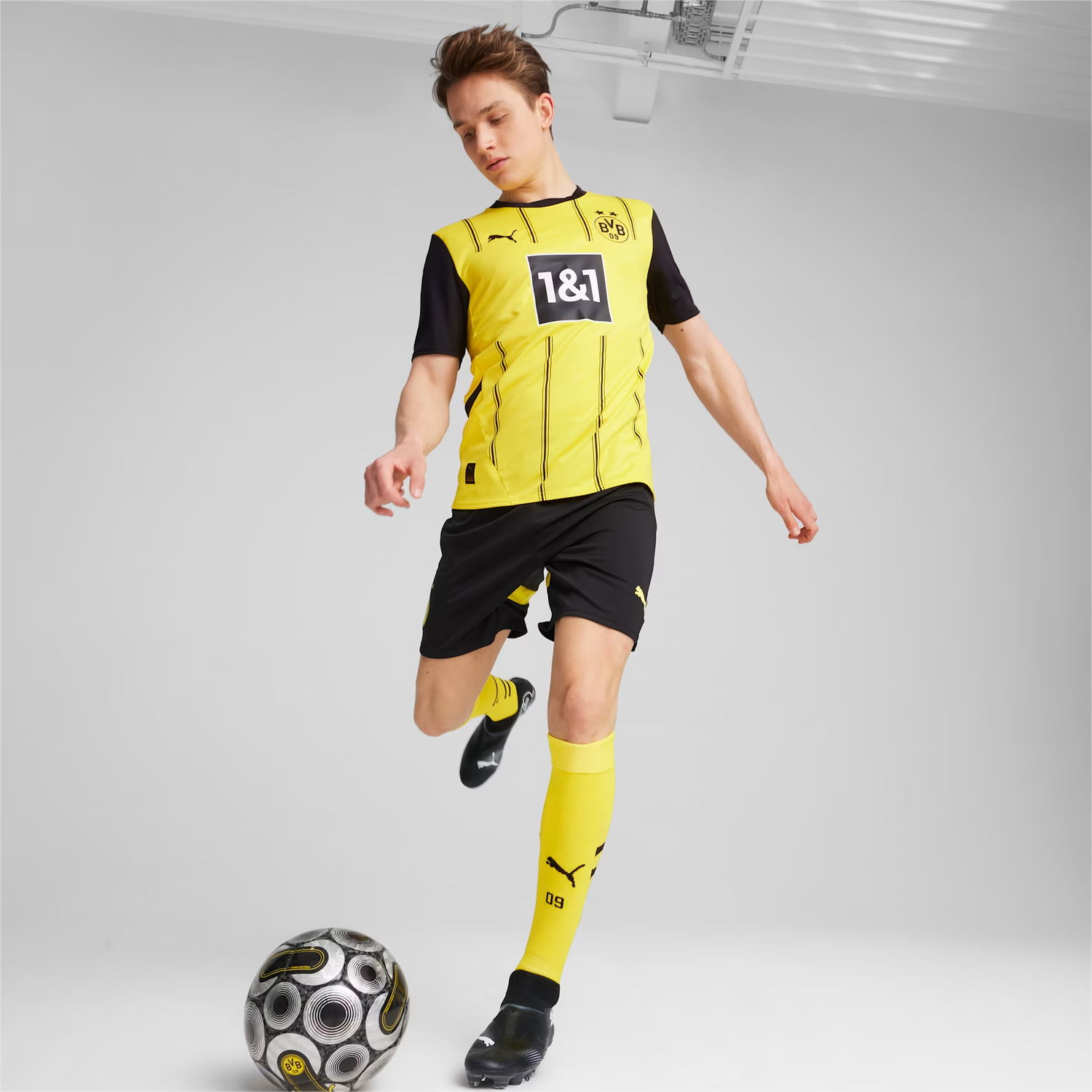 Dres Puma BVB Home Jersey Replica 2024/25 Žltá | 774946-001, 1