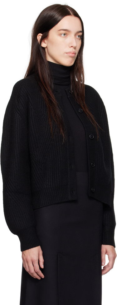Sveter Loulou de Saison Loulou de Saison Manoa Knit Cardigan Čierna | MANOA, 1