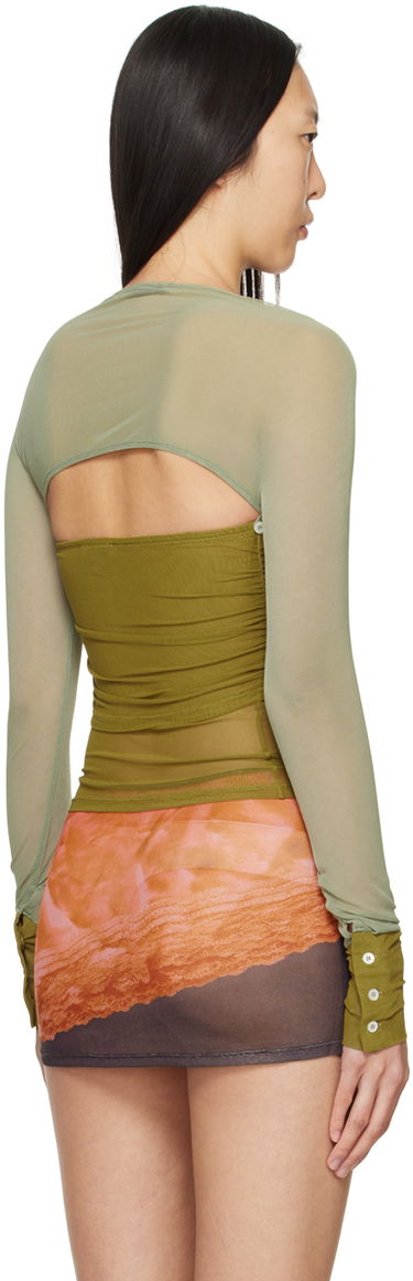 Sukňa Miaou Miaou Iris Long Sleeve Top Oranžová | 7112PM2CEO, 2