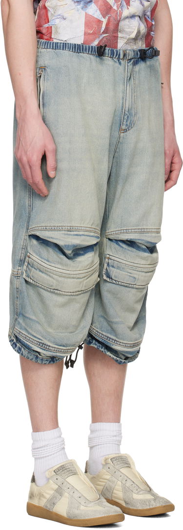 Šortky Diesel D-Dayetz-S Denim Cargo Shorts Modrá | A17319-0ABDF-01, 1