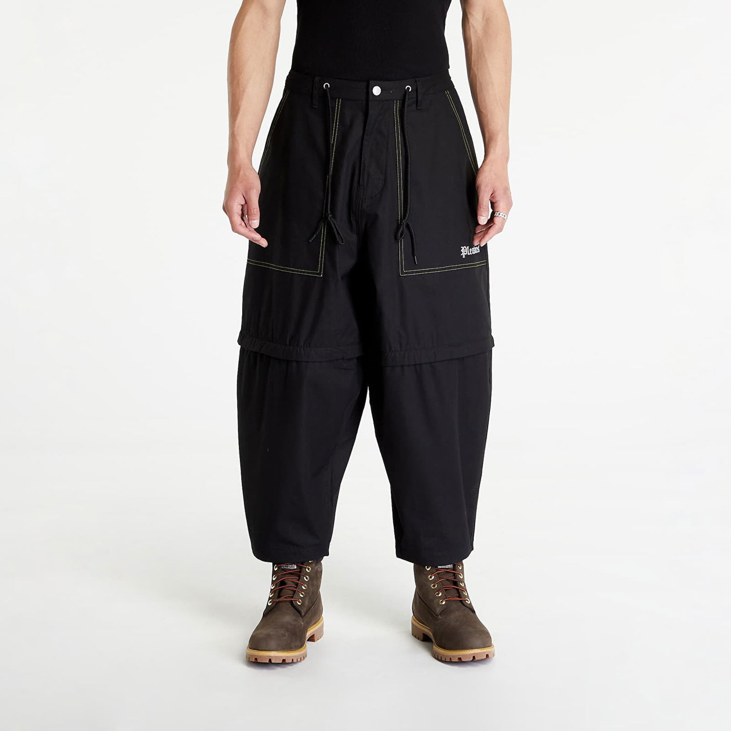 Nohavice Pleasures Lecture Zip Off Pant Čierna | P23SU026 BLACK, 0