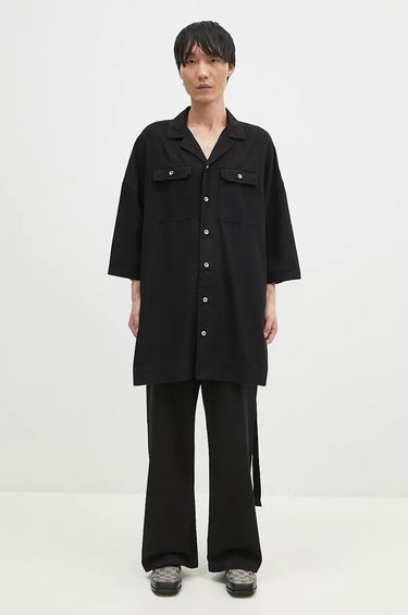 Košeľa Rick Owens Relaxed Fit Shirt Čierna | DU02D2290.CFL, 0