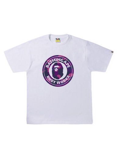 Tričko BAPE Color Camo Busy Works Tee Biela | 1I30-110-013