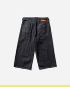 Twisted Baggy Capri Jeans