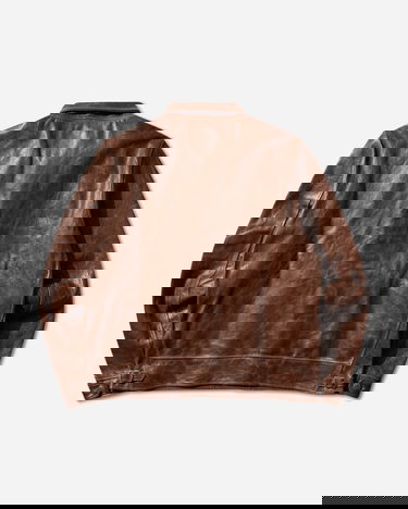 Bunda Levi's Menlo Cossak Leather Jacket Hnedá | 39204 0000, 2