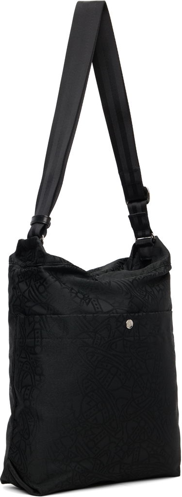 Taška cez rameno Vivienne Westwood Vivienne Westwood Tangled Orb Jacquard Luke Pouch Čierna | 4802000GU-W016Q-, 2