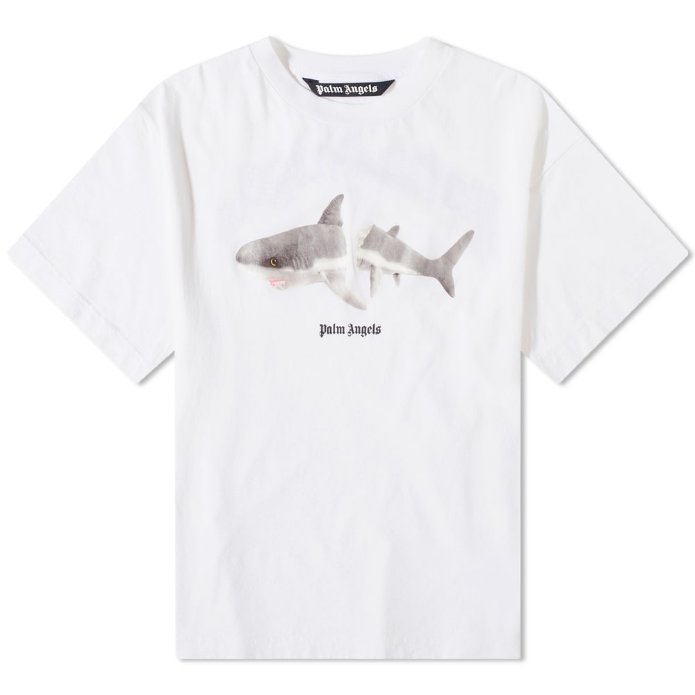 Tričko Palm Angels Shark Tee Biela | PMAA001C99JER0120110, 0