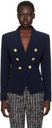 Balmain 6-Button Cotton Blazer