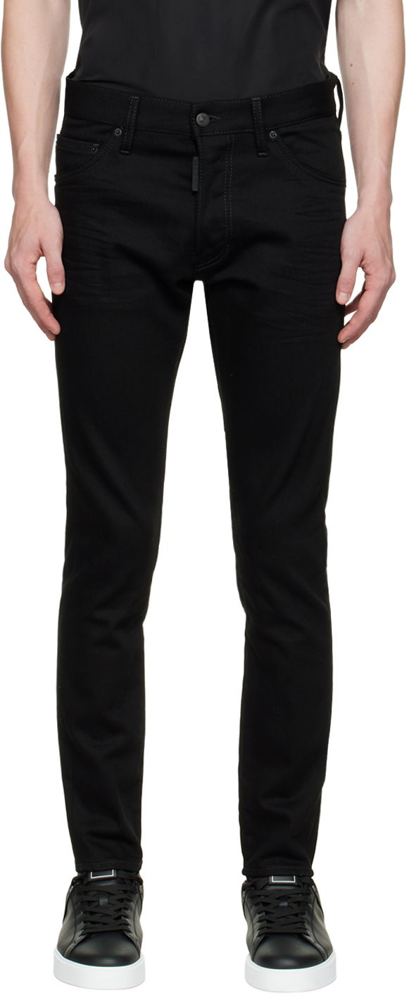 Džínsy DSQUARED2 Dsquared2 Ibra Cool Guy Jeans Čierna | S78LB0065_S30564, 0