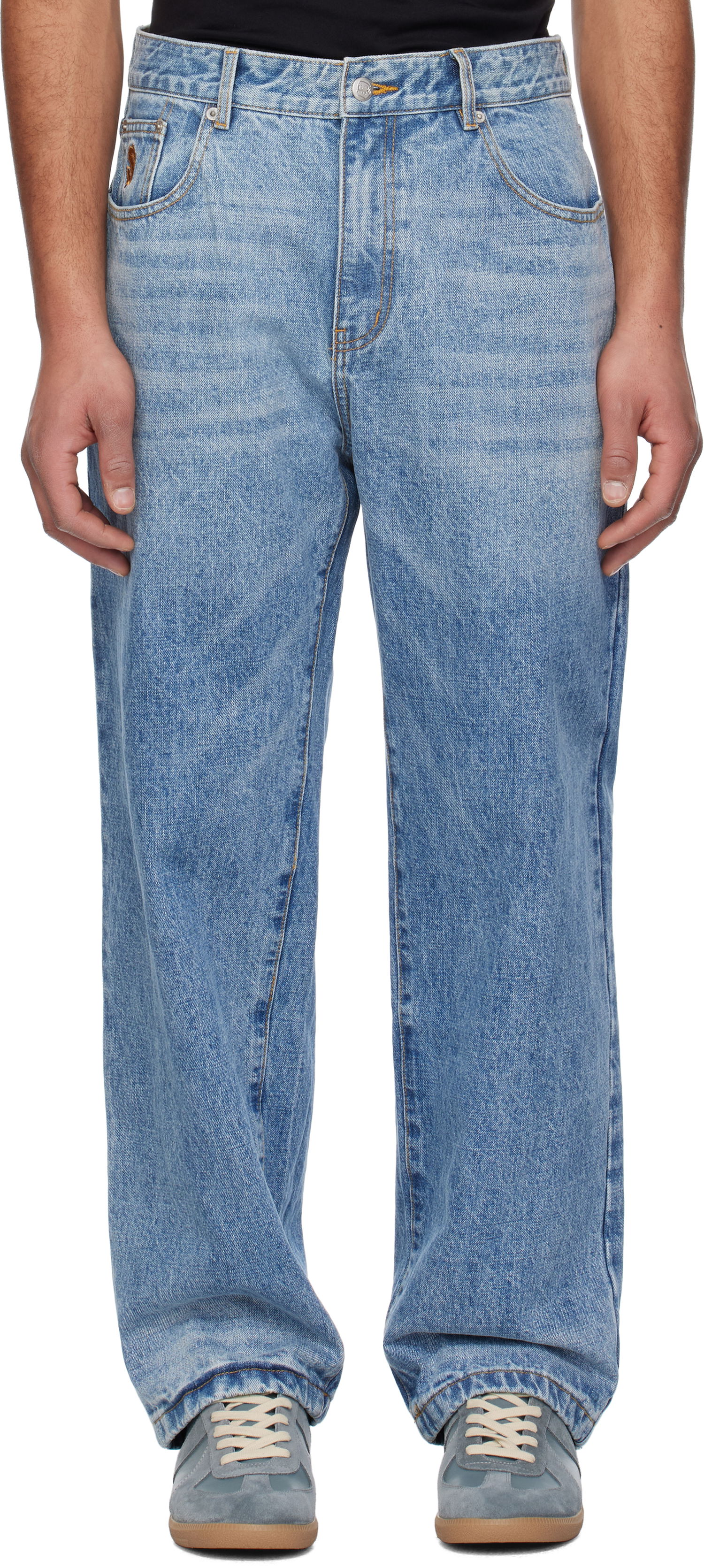 Džínsy BILLIONAIRE BOYS CLUB Billionaire Boys Club Astro Jeans Modrá | B25119, 0