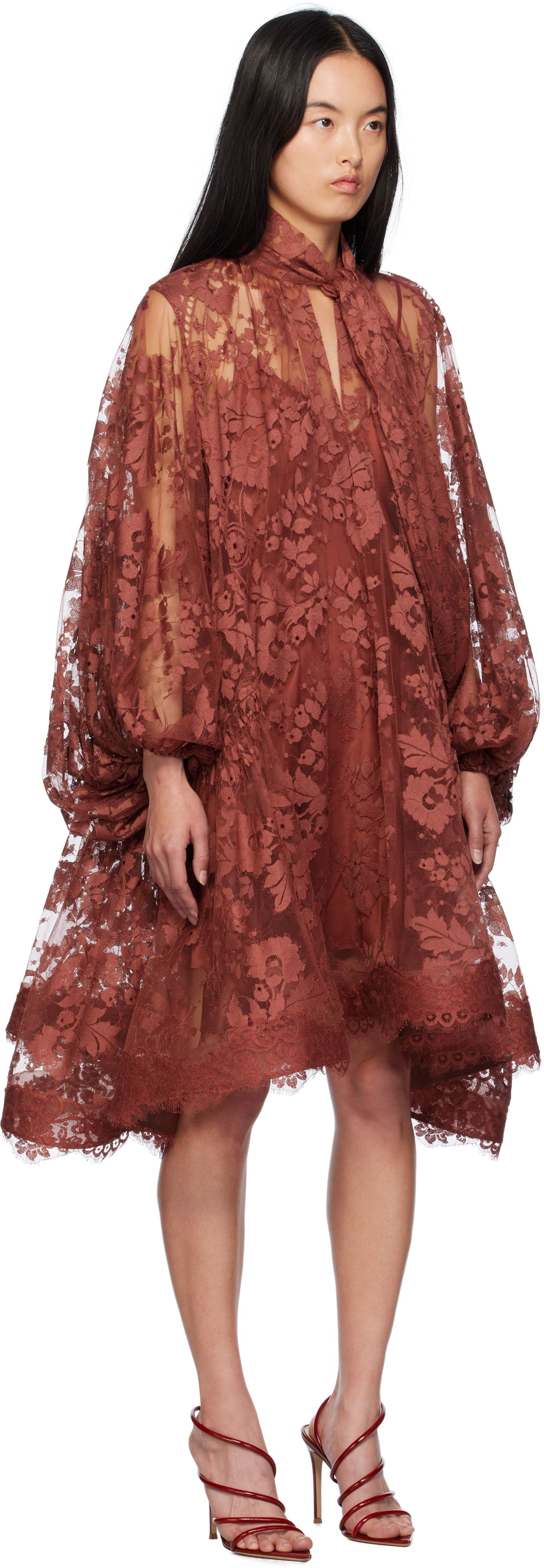 Zimmermann Illustration Lace Midi Dress